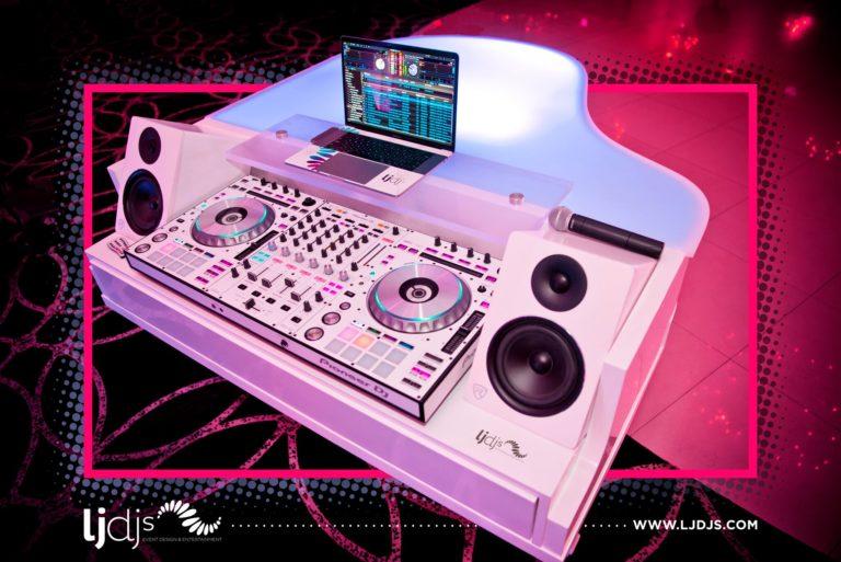 Dj booth for events and weddings
